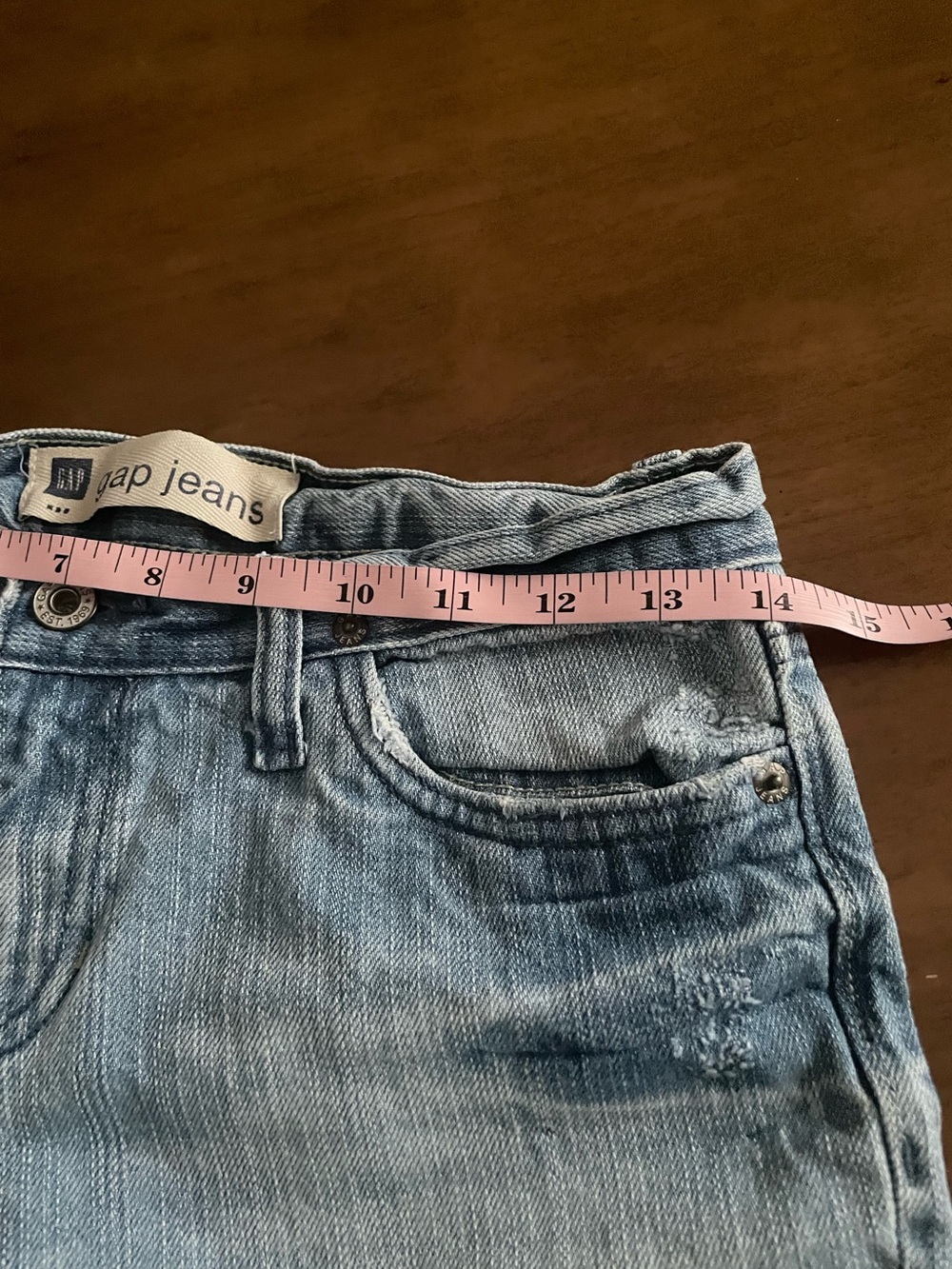GAP  Light Blue Distressed Jeans